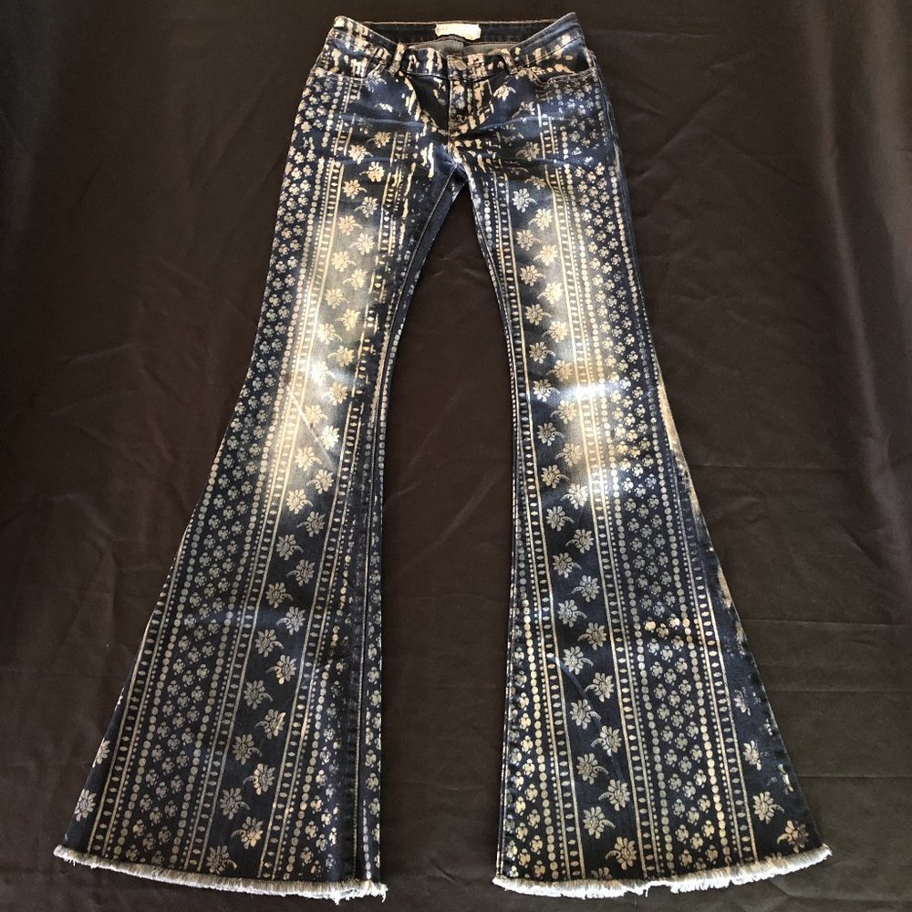 Free People Bali Mantra Flare Jeans S 25 - Picture 7 of 16